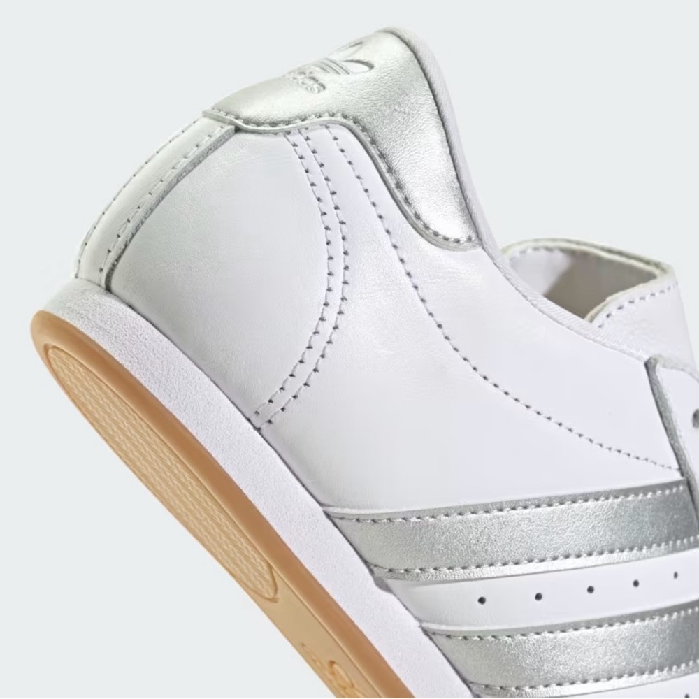 NIB [Adidas] Taekwondo Lace Athletic Sneakers White/Silver Women’s 9.5 / M 8.5 - Picture 6 of 14